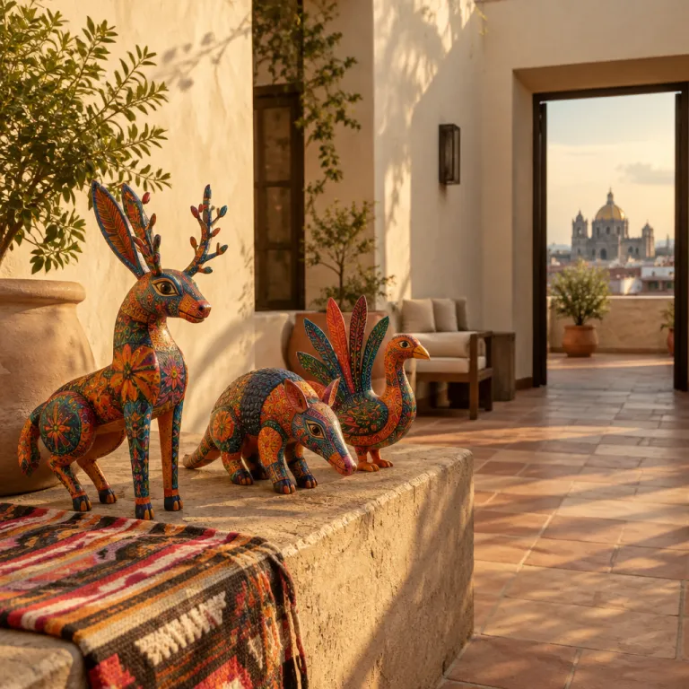 Oaxacan folk art in Mexico City stays: where alebrijes, artisans, and hotels meet